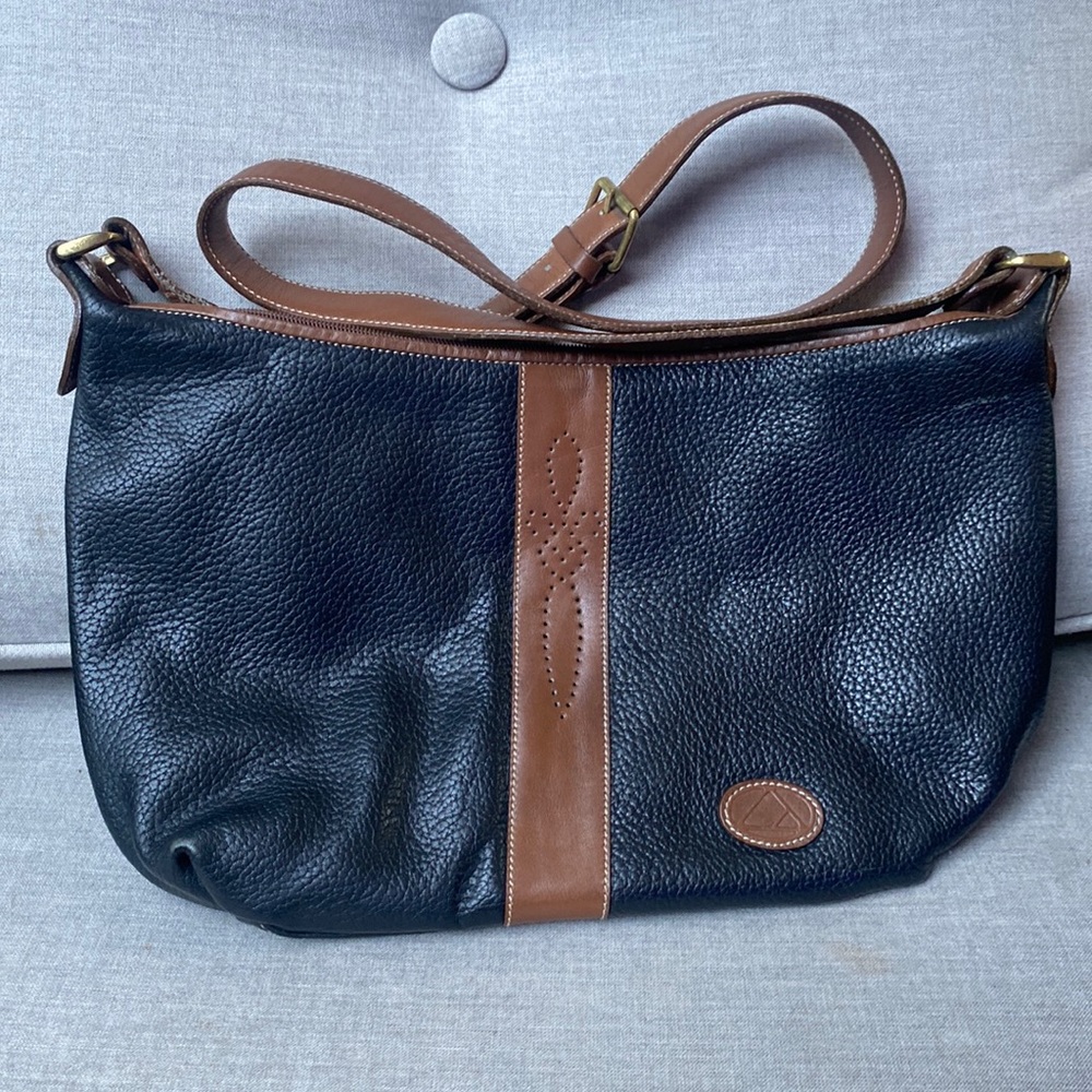 Liz Claiborne genuine leather crossbody bag